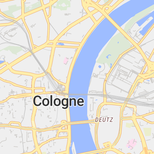 Cologne Koln City Map 1906 Waldin Avenza Maps